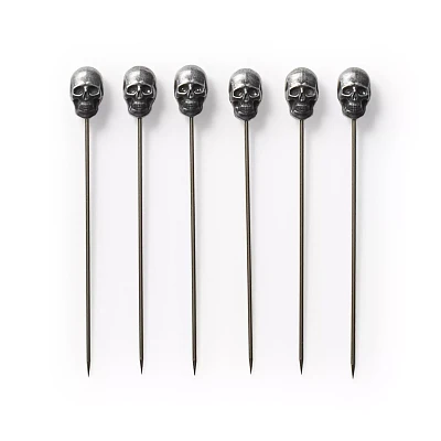 Sur La Table Skull Cocktail Picks, Set of 6