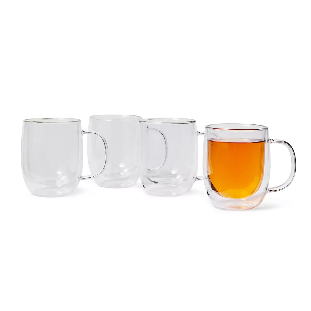 Sur La Table Double-Wall Coffee Glasses