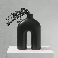 Osmos Studio Off Black Ozo Vase