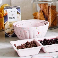 Sur La Table Ice Cream Sprinkle Serving Bowls, Set of 3