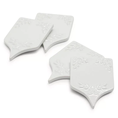 Sur La Table Porcelain Cheese Markers, Set of 4