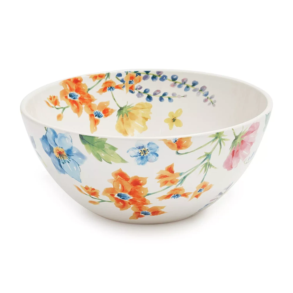 Sur La Table Garden Floral Serving Bowl