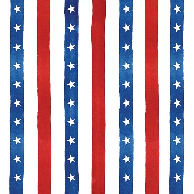 Stars and Stripes Paper Cocktail Napkins, Set of 20