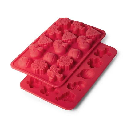 Sur La Table Holiday Silicone Candy Molds, Set of 2