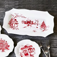 Sur La Table Snowy Lane Rectangular Platter