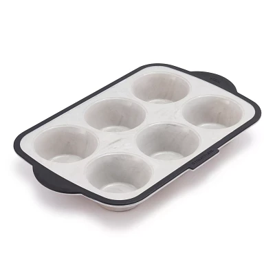 Trudeau Structure Silicone Pro Jumbo Muffin Pan, 6 Cavity