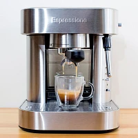 Espressione Stainless Steel Automatic Pump Espresso Machine with Thermo Block