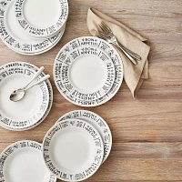 Sur La Table Plat du Jour 12-Piece Dinnerware Set