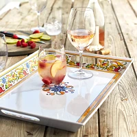 Sur La Table Floreale Melamine Tray