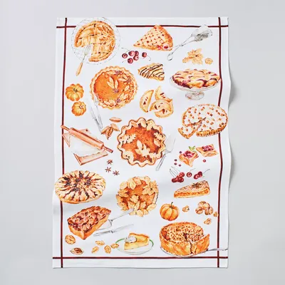 Sur La Table Thanksgiving Pies Kitchen Towel