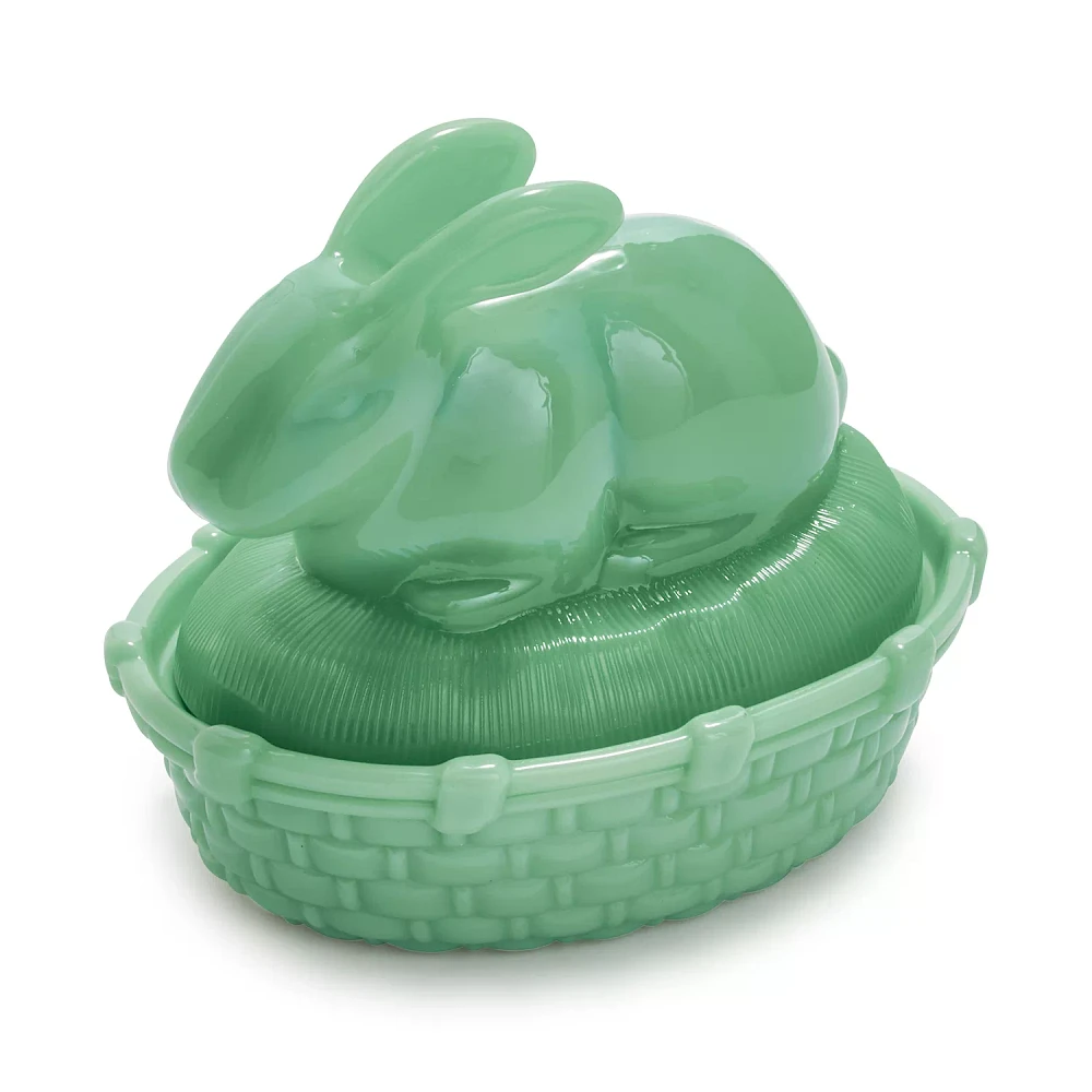 Sur La Table Jadeite Bunny Dish