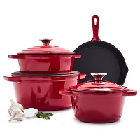 Sur La Table 7-Piece Cast Iron Cookware Set