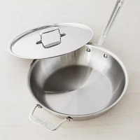 All-Clad D5 Brushed Stainless Steel Weeknight Pan, 4 qt.