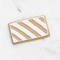 Sur La Table Copper-Plated Rectangle Cookie Cutter with Handle, 4"