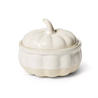 Sur La Table Reactive Glaze Pumpkin Bowl with Lid