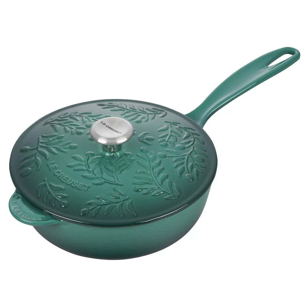 Le Creuset Enameled Cast Iron Olive Branch Saucier