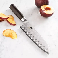 Shun Classic Hollow-Edge Santoku, 7"