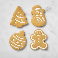 Sur La Table Holiday Impression Cookie Cutters, Set of 4