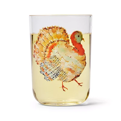 Sur La Table Kids Thanksgiving Tumbler Glass, 6.5 oz.