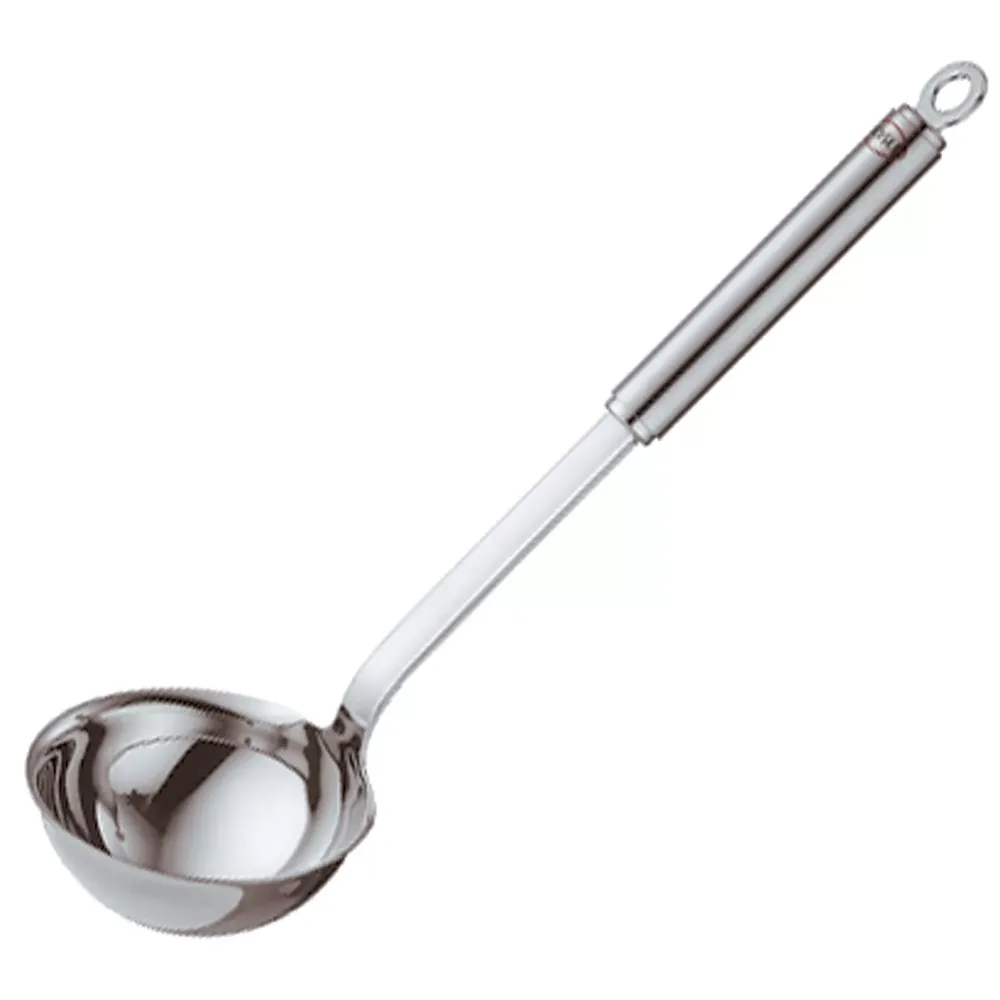 Rösle Dripless Sauce Ladle with Round Handle