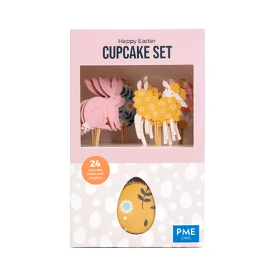PME Happy Easter Cupcake Liners & Toppers