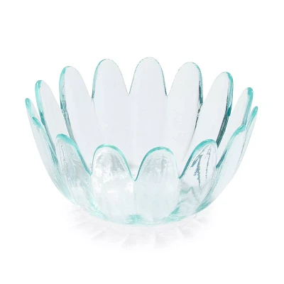 Sur La Table Floral Glass Bowl