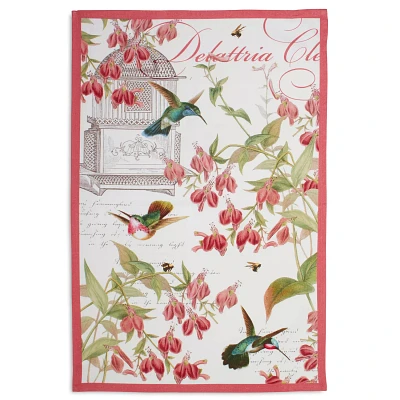 Sur La Table Botanical Hummingbird Kitchen Towel, 30" x 20"