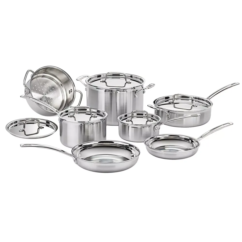 Cuisinart Cookware Set - MultiClad Pro 12 Pc Stainless Steel Cookware