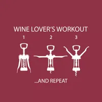 Wine Lover’s Workout Paper Cocktail Napkins