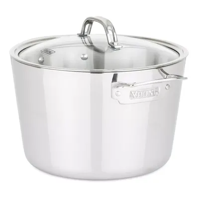 Viking Contemporary Stainless Steel Stock Pot