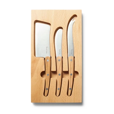 Sur La Table Olivewood Cheese Set