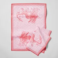 Sur La Table Dragon Jacquard Towels, Set of 2