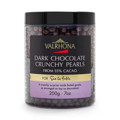 Valrhona ™ Dark Chocolate Crunchy Pearls