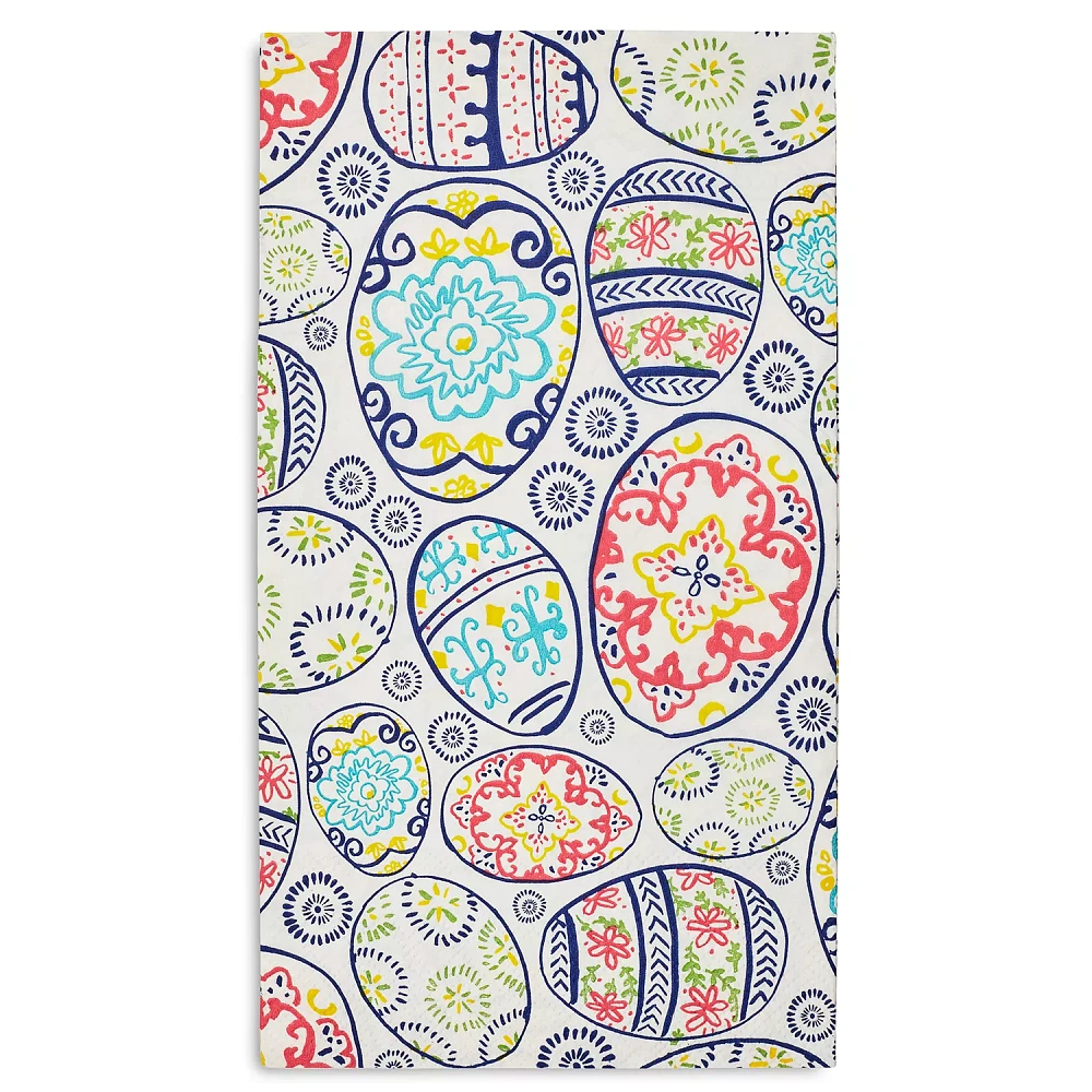 Sur La Table Easter Eggs Paper Guest Napkins, Set of 15