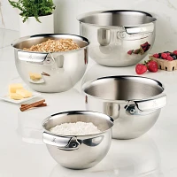 Hestan Provisions Ovenbond 4-Piece Stainless Steel Mixing Bowl Set