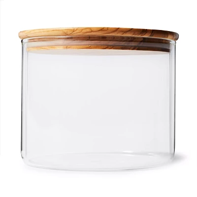 Sur La Table Olivewood Storage Canister