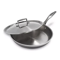 La Marque 84 Tri-Ply Skillet with Lid, 12"