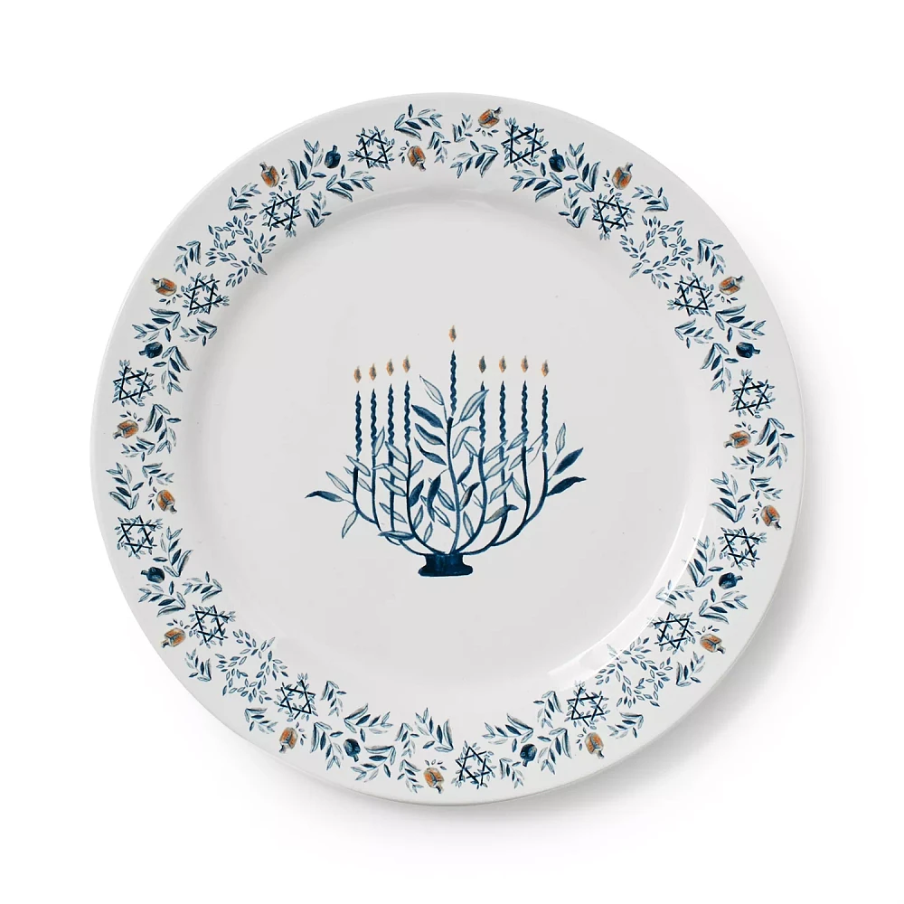 Sur La Table Hanukkah Dinner Plate