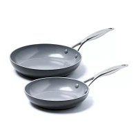 GreenPan Valencia Pro Ceramic Nonstick Skillets, Set of 2