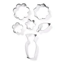 Sur La Table Floral Arrangement Cookie Cutters, Set of 6