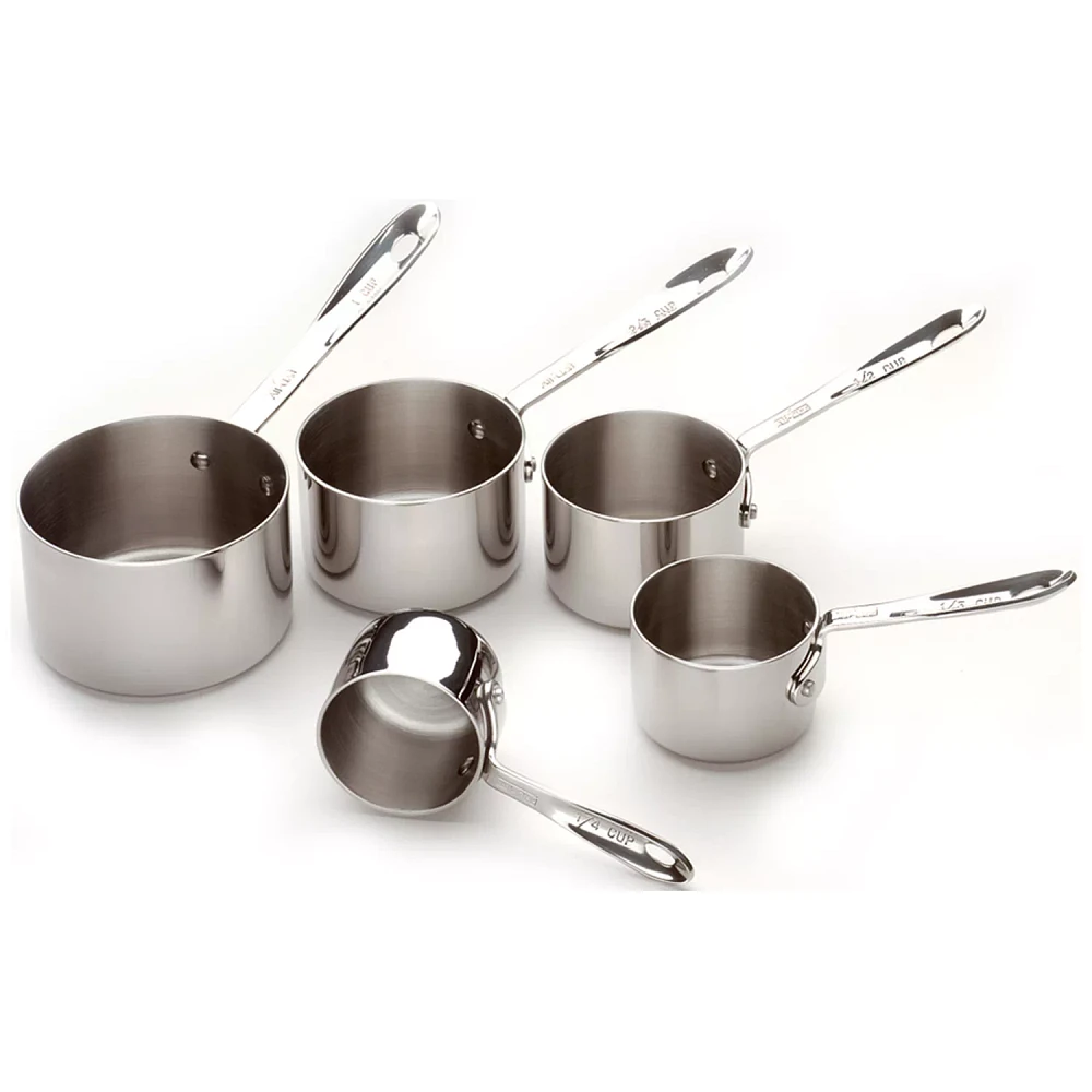 All-Clad Stainless Steel Measuring Cups, Set of 5