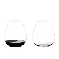 RIEDEL O Wine Tumbler New World Pinot Noir Wine Glass, Set of 2