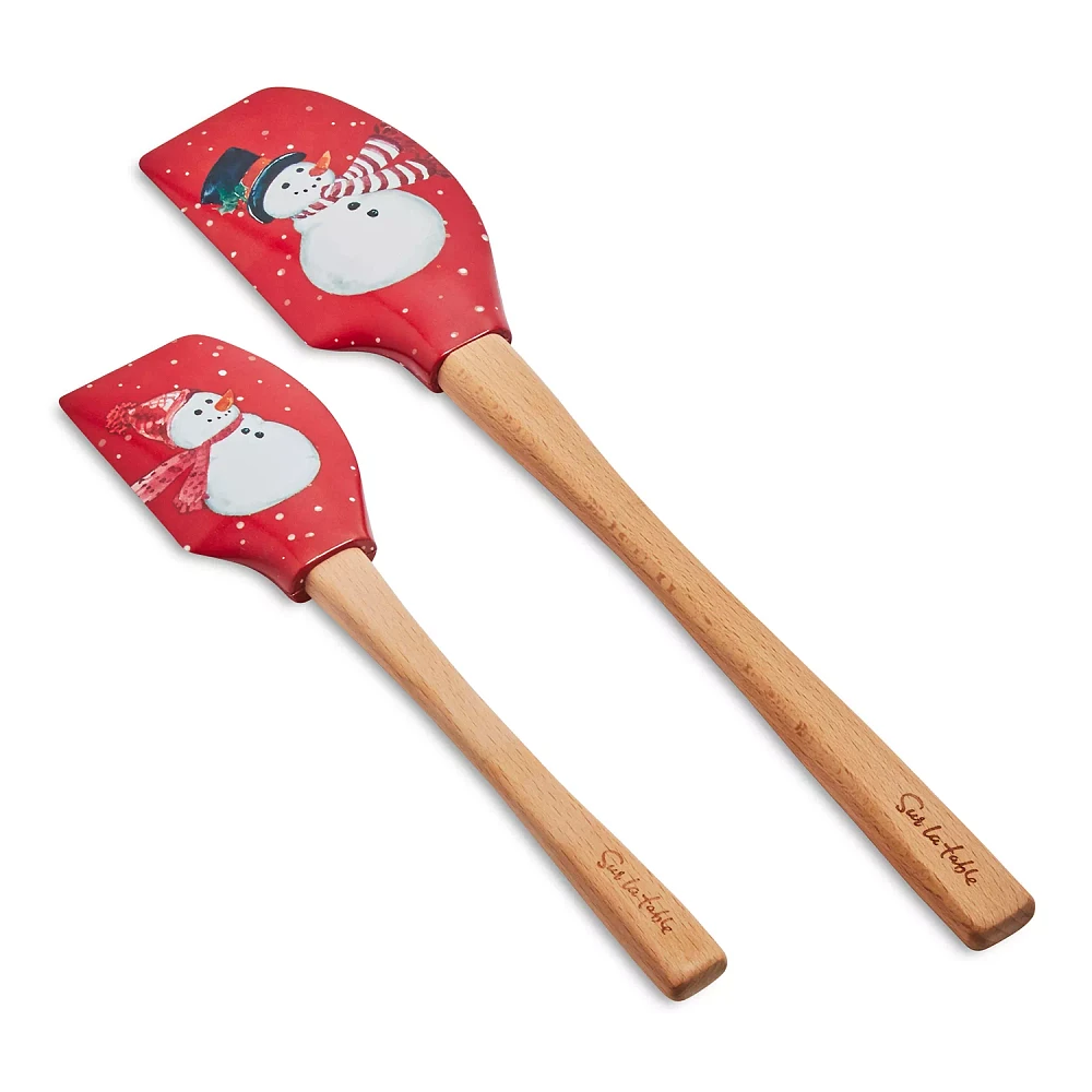 Sur La Table Mommy & Me Snowman Spatulas, Set of 2