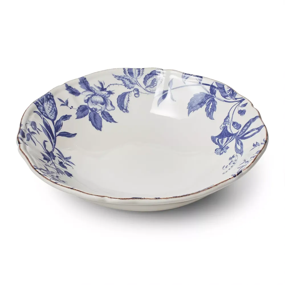 Sur La Table Italian Blue Floral Serving Bowl