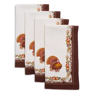 Sur La Table Turkey Napkins, Set of 4