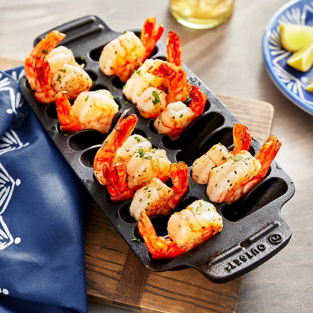 Sur La Table Cast Iron Shrimp Pan