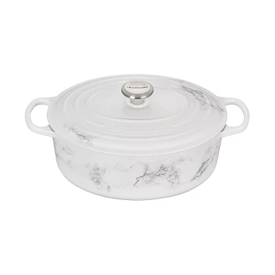 Le Creuset Signature Oval Marble Dutch Oven, 6.75 qt.