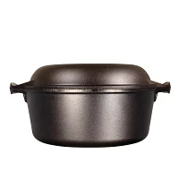 Lodge Double Dutch Oven, 5 qt.