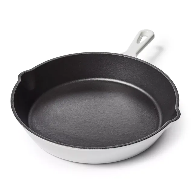 Sur La Table Millau 12 Enamel Cast Iron Skillet - Dove