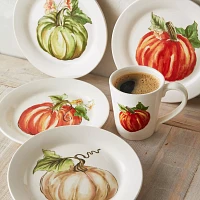 Sur La Table Pumpkin Salad Plates, Set of 4